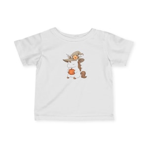 Adorable Infant Tee with Playful Halloween Design, Baby Shirt, Toddler
