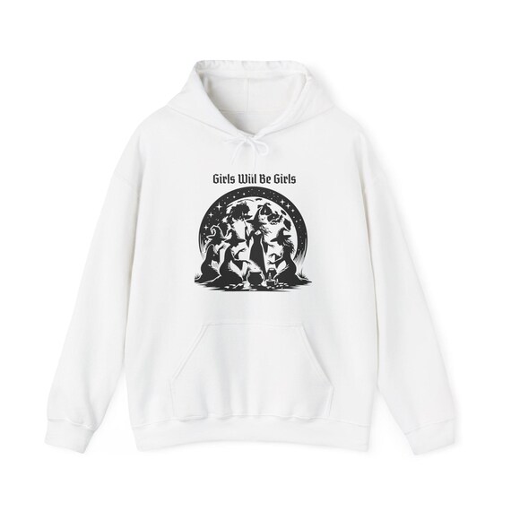Witchy Feminist Sweatshirt: Halloween Witch Graphic - Empowered Girls