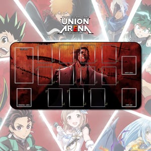 Zaraki Kenpachi Union Arena / Playmat 24"x14" inches (600x350x2mm)