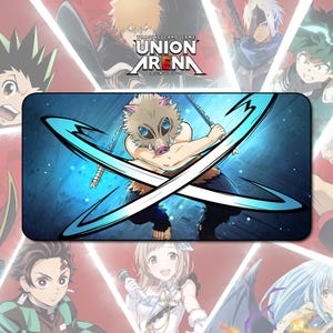 Inosuke Union Arena / Tapete de jogo 24" x 14" polegadas (600x350x2 mm)
