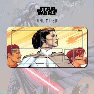 Princesa Leia TCG Star Wars: Unlimited / Tapete de jogo 24" x 14" polegadas (600 x 350 x 2 mm)