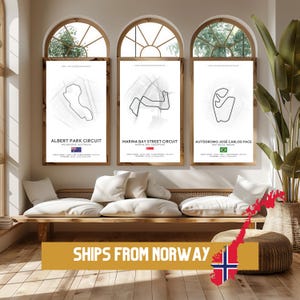 Poster Formel 1 2025 Spuren (WEISS), 24 Spuren verfügbar | Geschenkidee, F1 Wandkunst, F1 Poster | F1 Geschenk, Geburtstagsgeschenk für Sie und Ihn