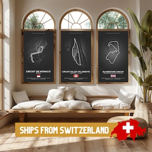 Poster Formel 1 2025 Spuren (SCHWARZ), 24 Spuren Verfügbar | Geschenkidee, F1 Wandkunst, F1 Poster | F1 Geschenk, Geburtstagsgeschenk für Sie und Ihn