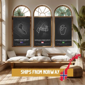 Poster Formel 1 2025 Spuren (SCHWARZ), 24 Spuren Verfügbar | Geschenkidee, F1 Wandkunst, F1 Poster | F1 Geschenk, Geburtstagsgeschenk für Sie und Ihn
