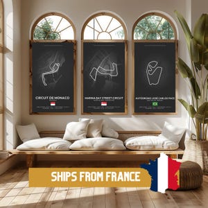 Poster Formel 1 2025 Spuren (SCHWARZ), 24 Spuren Verfügbar | Geschenkidee, F1 Wandkunst, F1 Poster | F1 Geschenk, Geburtstagsgeschenk für Sie und Ihn