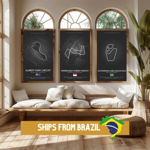 Poster Formel 1 2025 Spuren (SCHWARZ), 24 Spuren Verfügbar | Geschenkidee, F1 Wandkunst, F1 Poster | F1 Geschenk, Geburtstagsgeschenk für Sie und Ihn
