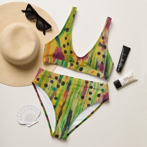 Boho tie dye bikini