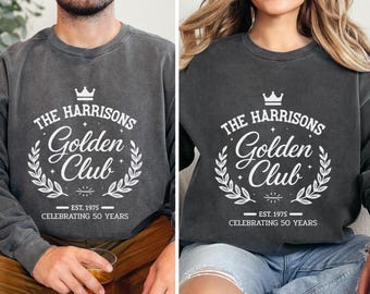 Custom Family Reunion Sweatshirt: 50th Anniversary Heritage Gathering