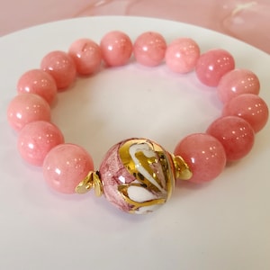 Bracciale Elastico Con Pietre Naturali E Ciondolo Farfalla In Acciaio - Donna E Uomo - Aritzi