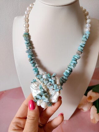 Orecchini Donna In Argento 925 Con Pietra Naturale – Turchese, Larimar, Lapislazzuli – Gioielli Ipoallergenici Idea Regalo Con Scatola