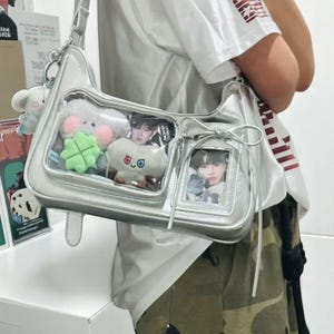Bolsa de ombro Ita para o verão, versão mini cartão, linda bolsa tiracolo com axila | Bolsa carteiro diária de pequena capacidade para meninas.