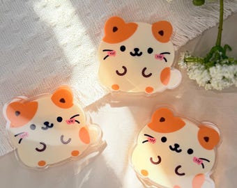 Hamster Chibi Kawaii Acrylic Bag Clip