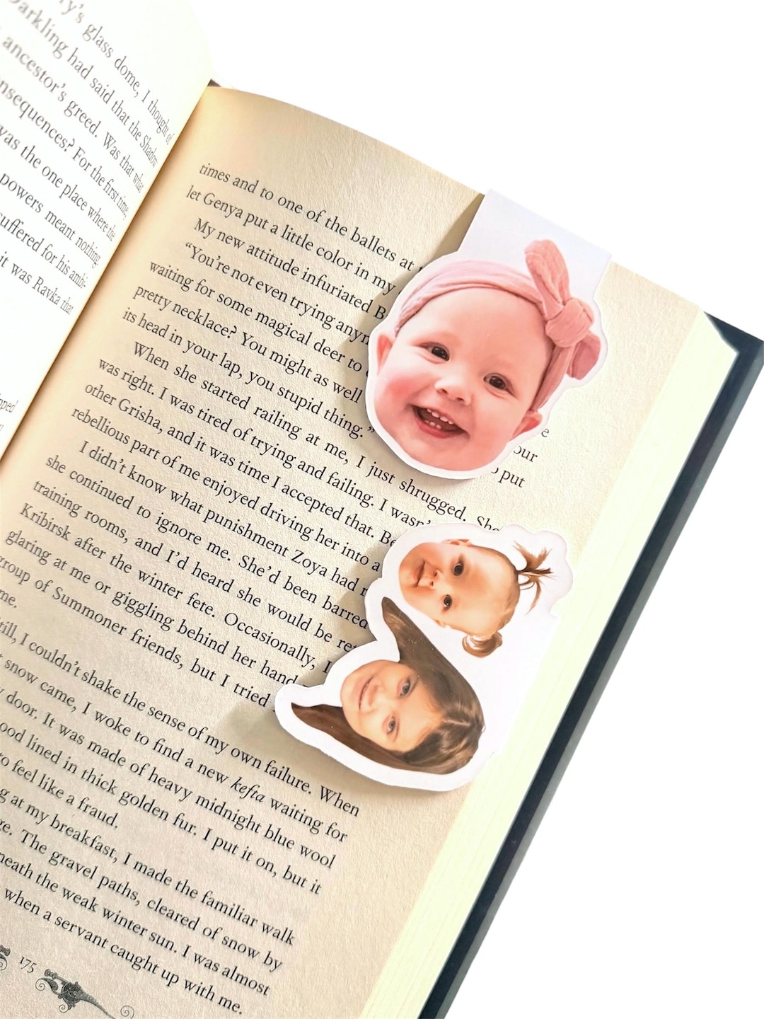 Custom Baby Face Magnetic Bookmark, Personalized Photo Gift, Custom ...