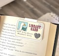 Silly Goose Magnetic Bookmark, Raccoon Trashy Book Club Bookmark Waterproof Bookmark, Bookish Gift, Birthday Gift, Christmas Gift