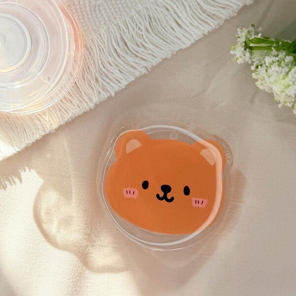 Brown Bear Chibi Kawaii Phone Pop Grip
