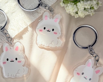 Easter Bunny Chibi Kawaii Acrylic Keychain