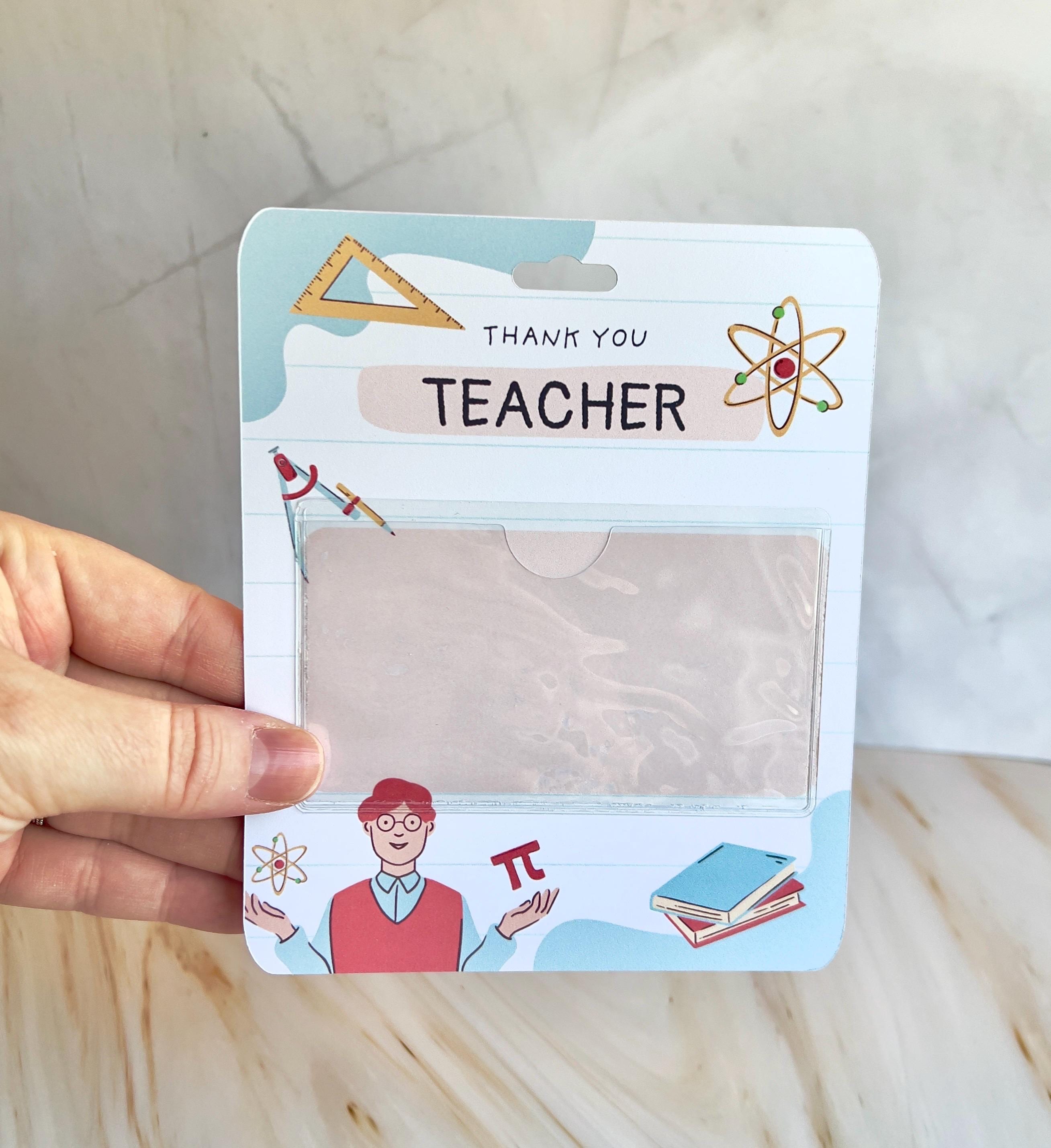 Teacher Appreciation Gift Card Holder Gift for End of School Year ...