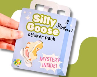 Silly Goose Sticker Pack with Mystery Sticker