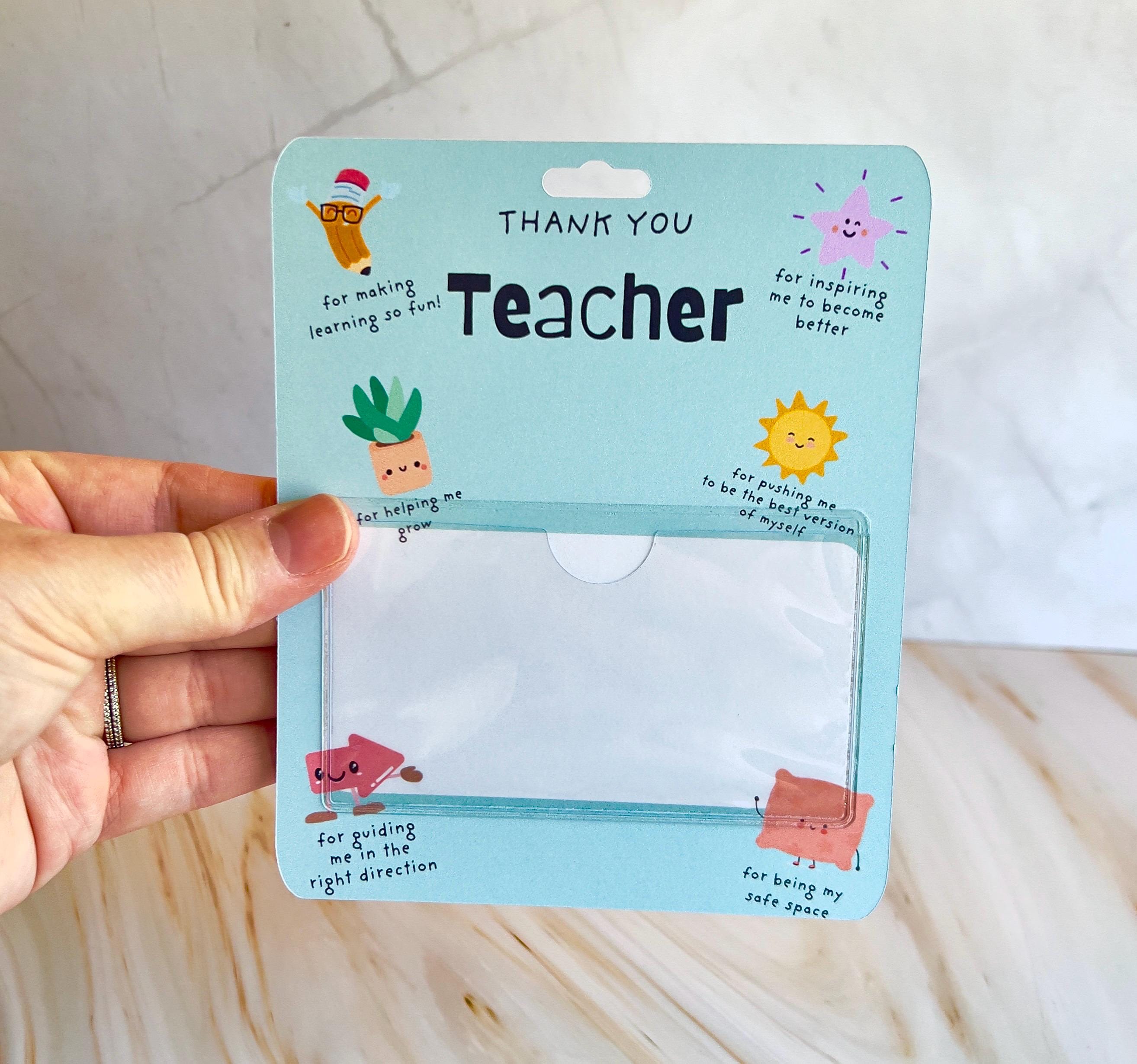 Teacher Appreciation Gift Card Holder Gift for End of School Year ...