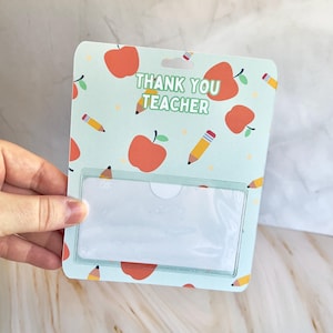 Teacher Appreciation Gift Card Holder Gift for End of School Year ...
