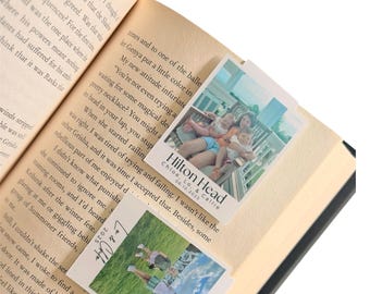 Custom Picture Magnetic Bookmark, Waterproof Bookmark, Bookish Gift, Birthday Gift, Personalized Christmas Gift