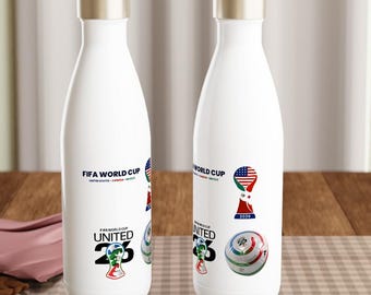 FIFAワールドカップ2026水筒 2026年ワールドカップ記念ウォーターボトル｜ステンレス製サッカー