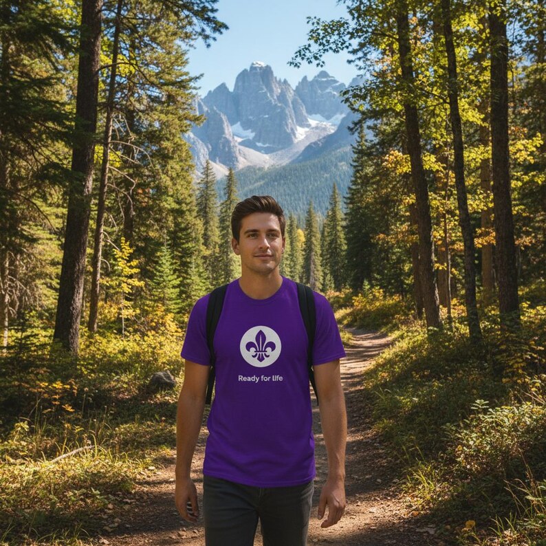 T-shirt Scouts prêts pour la vie – Aventure et fraternité | Cadeau idéal pour les membres de la troupe – T-shirt Scouts et Scoutes image 5