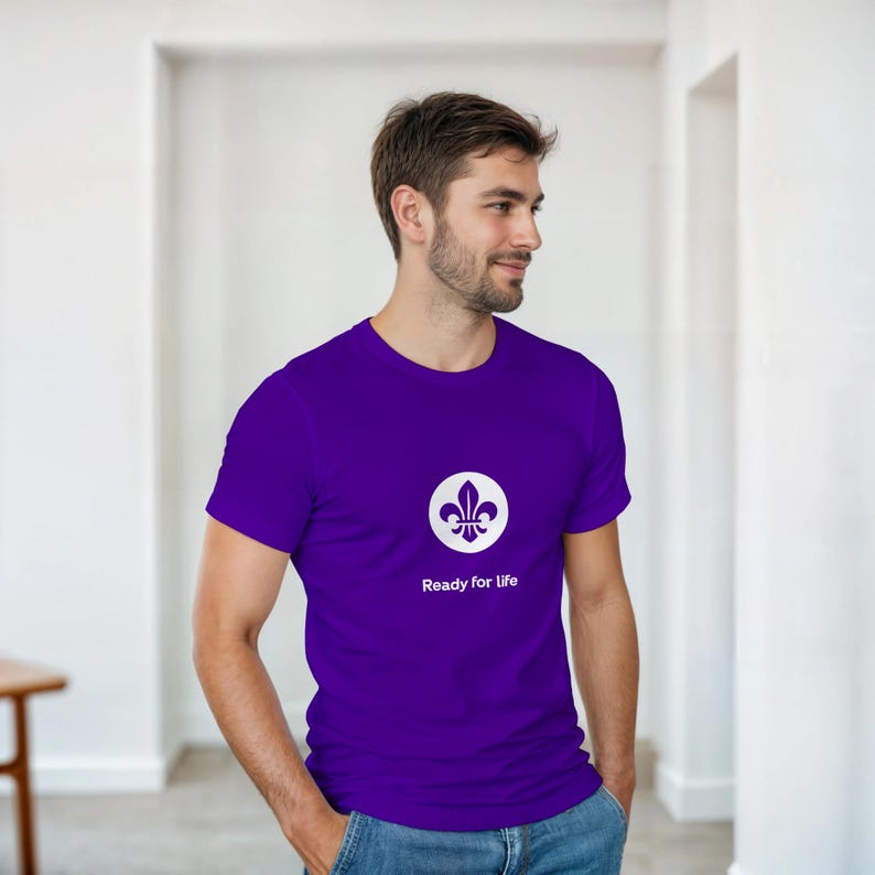 T-shirt Scouts prêts pour la vie – Aventure et fraternité | Cadeau idéal pour les membres de la troupe – T-shirt Scouts et Scoutes image 3