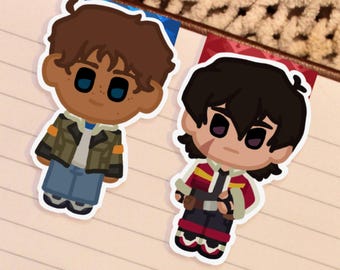 Lance and Keith - VLD Inspired Magnetic Bookmarks