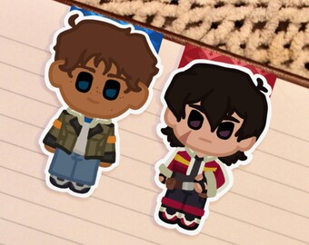 Lance and Keith - VLD Inspired Magnetic Bookmarks