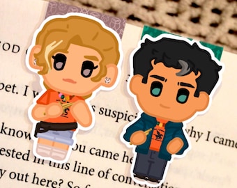 Percy and Annabeth - PJO/HOO Inspired Magnetic Bookmarks