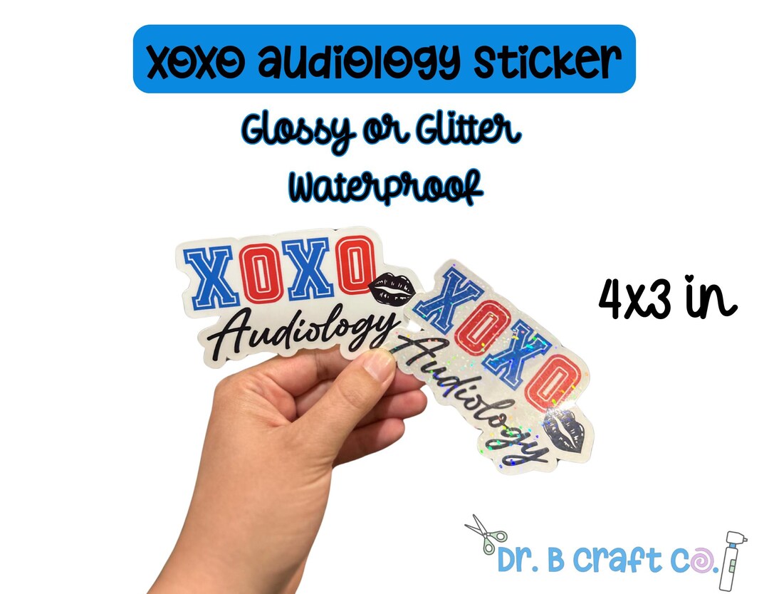 XOXO Audiology Sticker - Audiology Gift - Etsy