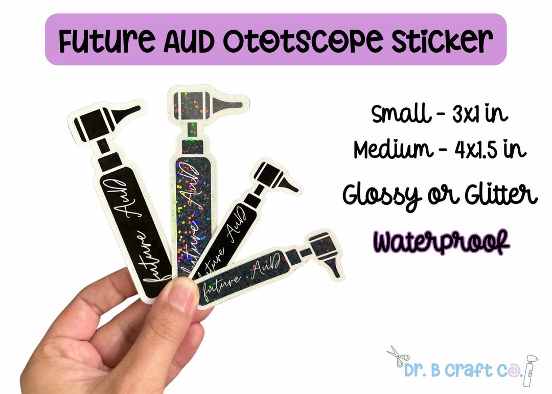 Future Aud Sticker - Audiology Gift, Otoscope - Etsy
