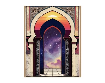 Mystical Arch | Digital Download Art Print | Galaxy | Doorway into Space | Spiritual Art