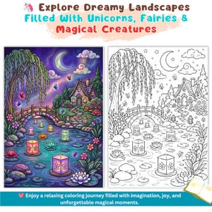 Fantasy coloring book 70+ adults digital magical coloring fairytale whimsical coloring cozy enchanted coloring pages printable pdf cottagecore coloring cozy cute coloring magical coloring mystical coloring fairytale coloring whimsical coloring enchanted coloring detailed coloring forest coloring page adult coloring pages coloring book print digital coloring pdf fantasy coloring pdf