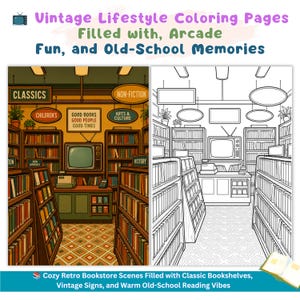Retro coloring book for adult cozy aesthetic coloring vintage groovy coloring nostalgic old school coloring pages digital printable download nostalgic coloring cozy cute coloring old school coloring cozy aesthetic color retro coloring book teen coloring book groovy coloring page vintage coloring pdf digital coloring png adult coloring pages pdf coloring sheets printable coloring 90s coloring 80s 70s