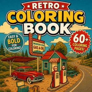 Retro coloring book for adult cozy aesthetic coloring vintage groovy coloring nostalgic old school coloring pages digital printable download nostalgic coloring cozy cute coloring old school coloring cozy aesthetic color retro coloring book teen coloring book groovy coloring page vintage coloring pdf digital coloring png adult coloring pages pdf coloring sheets printable coloring 90s coloring 80s 70s