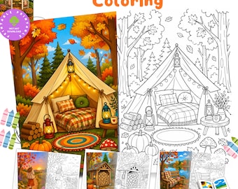 Fall Autumn Coloring Pages, Fall Coloring Book autumn coloring book, fall coloring book autumn coloring page adult coloring pages