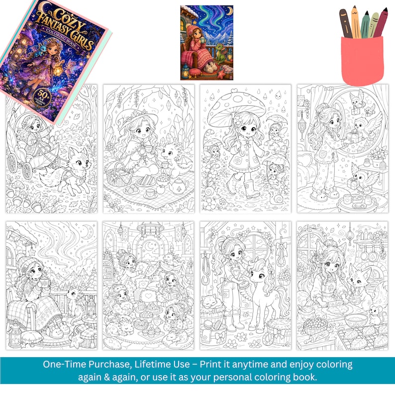 digital coloring
coloring book
coloring sheets
line art
black white art
printable pages
creative hobby
art therapy
mindful coloring
stress relief
relaxing pages
hobby printable
digital art
printable gift
coloring gift
Gifts & Buyers
fantasy gift
fairy gift
cozy gift
book lover gift
tea lover gift
cottage gift
flower lover
nature lover
fantasy lover
anime lover
magical gift
creative gift
birthday gift
unique gift
digital gift
printable art
artist gift
whimsical gift
relaxing gift
hobby gift
Extra