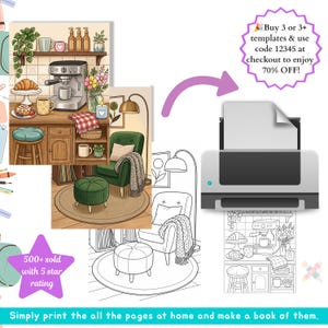 Weekend Hygge Coloring Book for Adults, 70+ Cozy Aesthetic Scenes, Relaxing Self Care Coloring Pages, Cute Everyday Life, Digital Printable aesthetic coloring hygge coloring book cozy girl coloring cozy coloring book cozy home coloring self care coloring adult coloring pages digital coloring home coloring book printable coloring stress relief art cute life coloring relaxing coloring