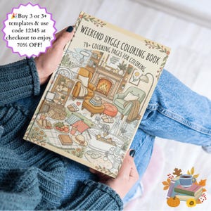 Weekend Hygge Coloring Book for Adults, 70+ Cozy Aesthetic Scenes, Relaxing Self Care Coloring Pages, Cute Everyday Life, Digital Printable aesthetic coloring hygge coloring book cozy girl coloring cozy coloring book cozy home coloring self care coloring adult coloring pages digital coloring home coloring book printable coloring stress relief art cute life coloring relaxing coloring