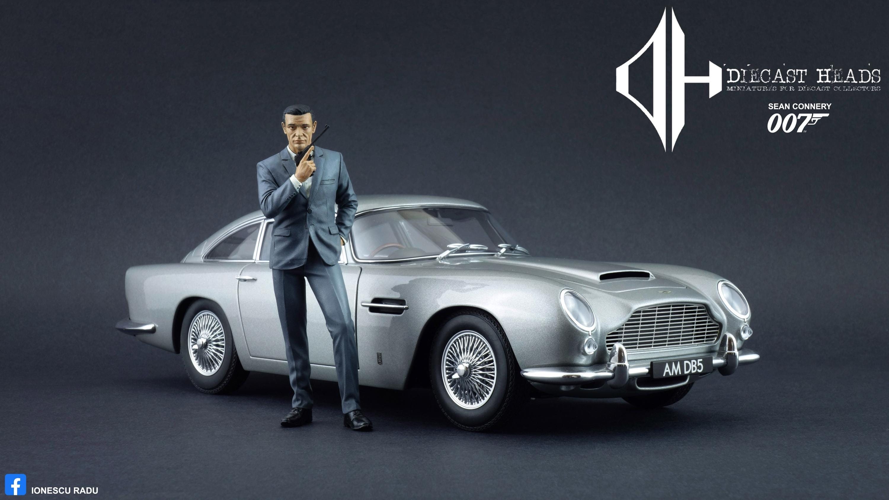 James Bond 007 Sean Connery 1:18 Figure for New Autoart DB5 Series
