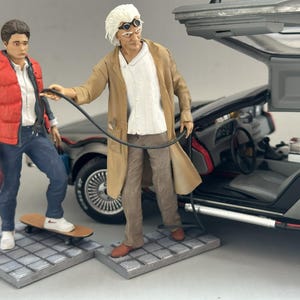 Doc and Marty from Back to the Future 1:18 figures
