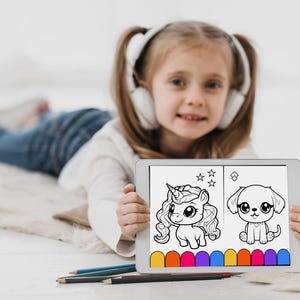 Afdrukbaar kleurboek voor kinderen | Pdf- en png-bestand downloaden | Voorschoolse activiteit (Okul Öncesi Çocuklar için Boyama Kitabı | İndirilebilir)