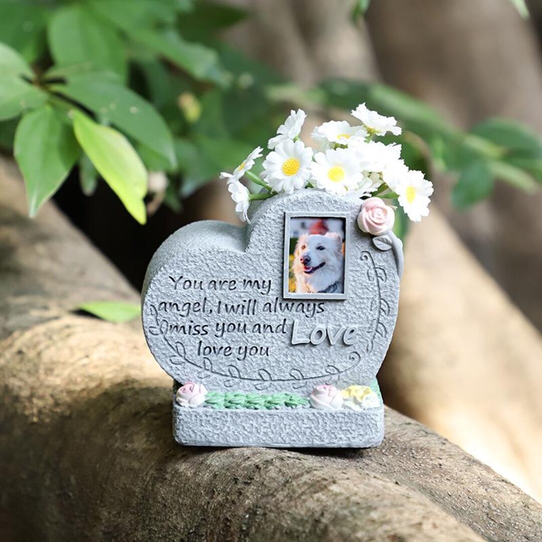 Personalized Pet Memorial Stone Custom Engraved Pet Grave Marker With ...