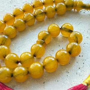 German Amber, Prayer Beads | Pressed Amber Islamic Prayer Beads, Amber Tasbih 33, Misbaha, Tasbeeh, Sibha, Handmade Amber Rosary 12 mm