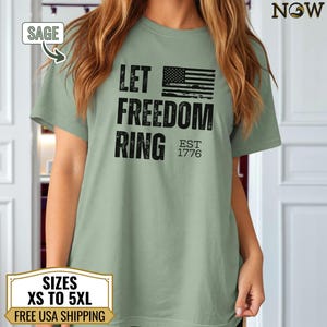 4th of July Shirt, Patriotic Gift, USA Shirt, Independence Day TShirt, Freedom T-Shirt, Liberty Bell Tee, American Pride, US Celebration Top