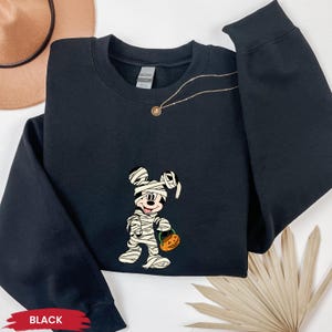 Mickey Halloween Sweatshirt, Mickey Mummy Shirt, Disney Halloween Crewneck, Spooky Season Mickey Fall Sweater, Disney Halloween Party