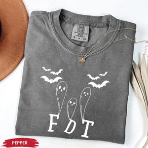 FDT Ghost Shirt: Comfort Colors Anti-Trump Halloween Tee