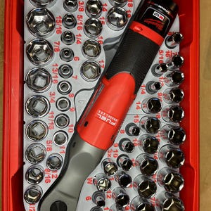 Packout-insats för 3/8" spärr- och hylsnyckelsats (RASH-O)
